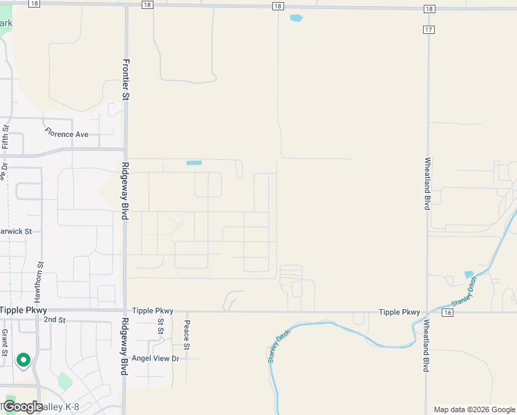 map of restaurants, bars, coffee shops, grocery stores, and more near 7322 Green River Avenue in Frederick