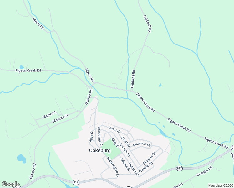 map of restaurants, bars, coffee shops, grocery stores, and more near 181 Pigeon Creek Road in Eighty Four