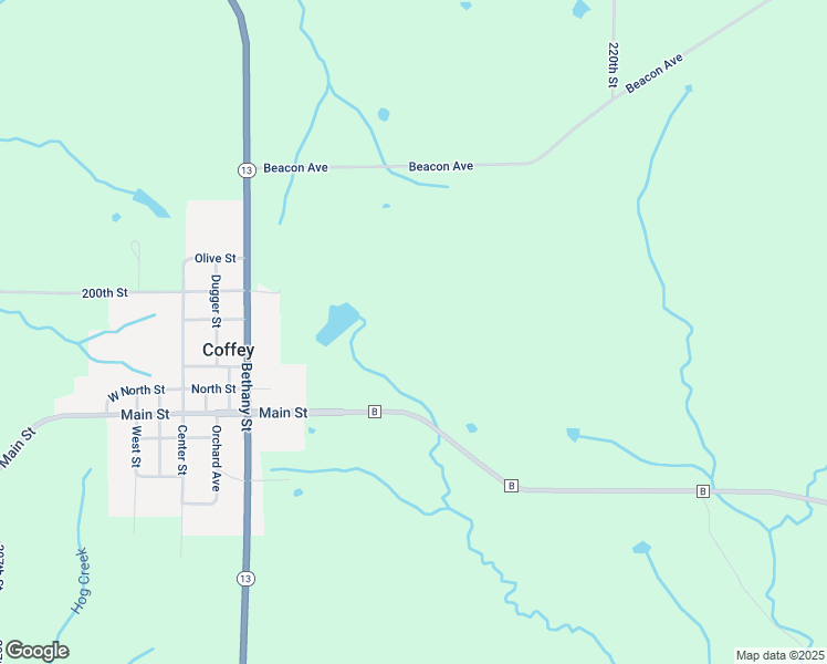 map of restaurants, bars, coffee shops, grocery stores, and more near in Coffey