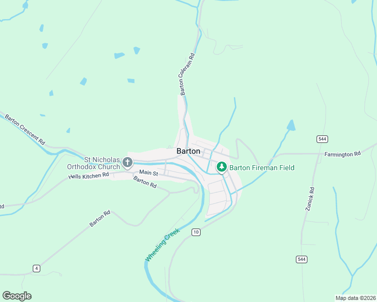 map of restaurants, bars, coffee shops, grocery stores, and more near in Barton