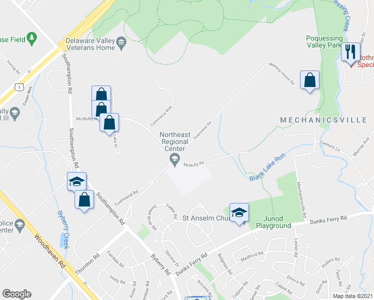 map of restaurants, bars, coffee shops, grocery stores, and more near in Philadelphia