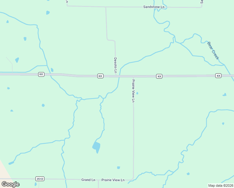 map of restaurants, bars, coffee shops, grocery stores, and more near 26038 Prairie View Lane in Kirksville