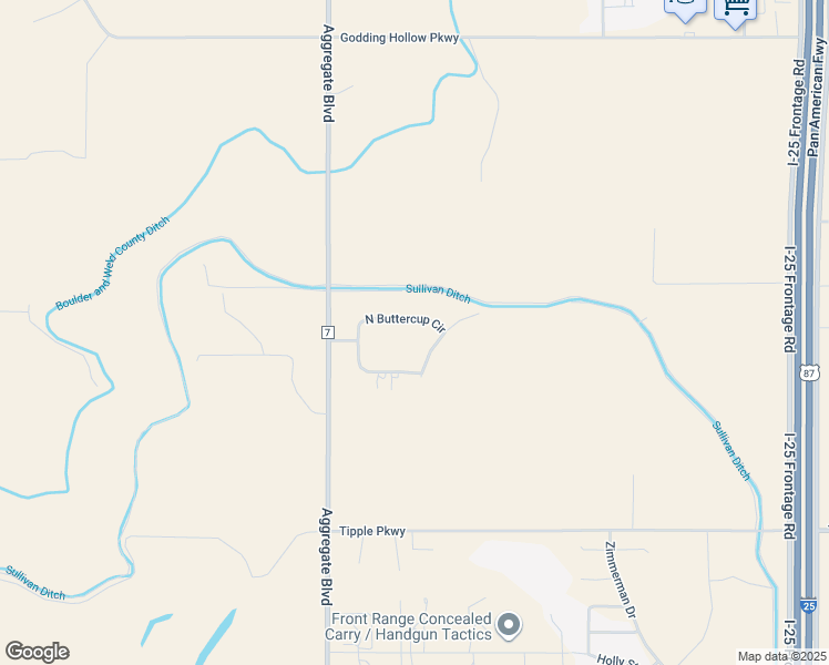 map of restaurants, bars, coffee shops, grocery stores, and more near 3185 North Buttercup Circle in Frederick