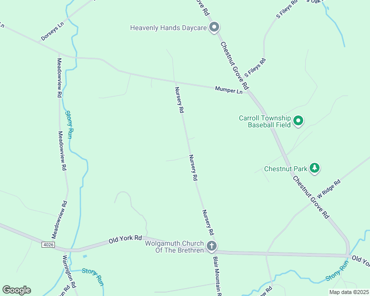 map of restaurants, bars, coffee shops, grocery stores, and more near 232 Nursery Road in Dillsburg