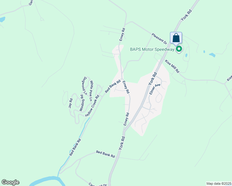 map of restaurants, bars, coffee shops, grocery stores, and more near 1571 Erney Road in Dover