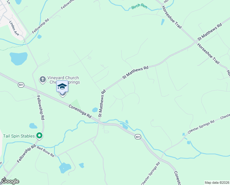 map of restaurants, bars, coffee shops, grocery stores, and more near 27 Kyle Drive in Chester Springs