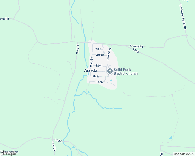 map of restaurants, bars, coffee shops, grocery stores, and more near 129 5th Street in Acosta