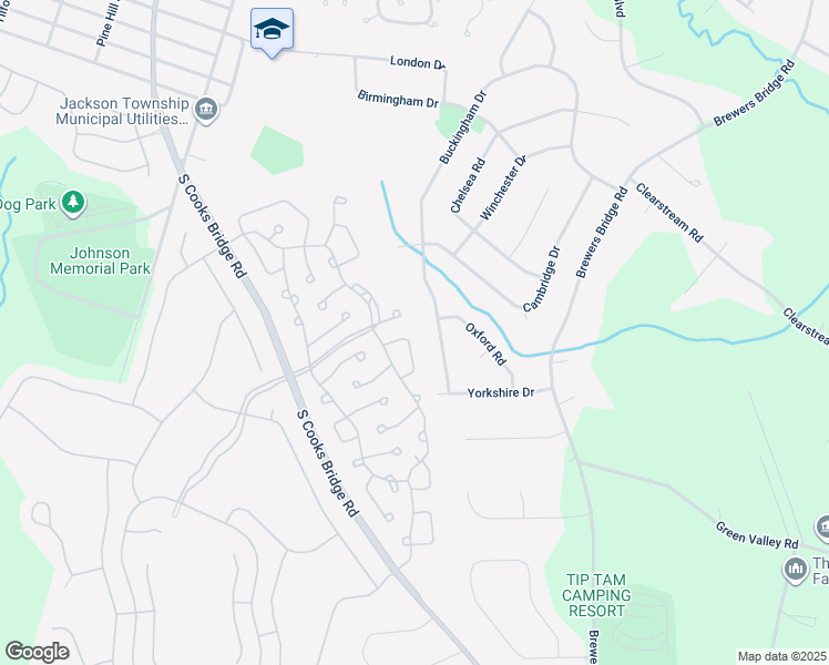 map of restaurants, bars, coffee shops, grocery stores, and more near 18 Portebello Road in Jackson