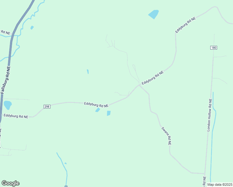 map of restaurants, bars, coffee shops, grocery stores, and more near 10651 Eddyburg Road Northeast in Newark