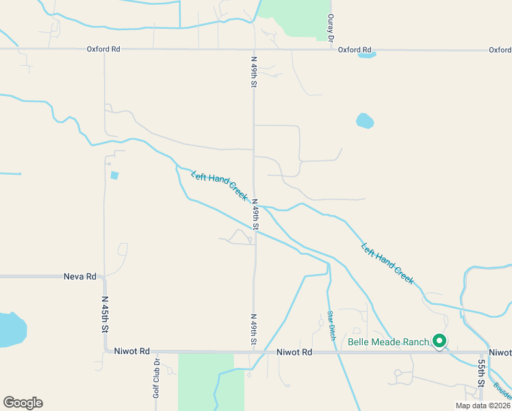 map of restaurants, bars, coffee shops, grocery stores, and more near 7440 North 49th Street in Longmont