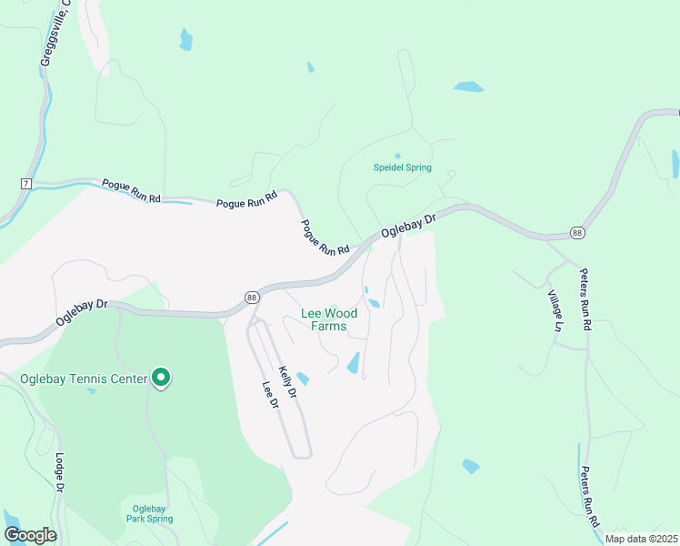 map of restaurants, bars, coffee shops, grocery stores, and more near 355 Oglebay Drive in Wheeling