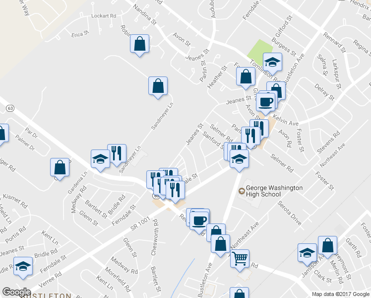 map of restaurants, bars, coffee shops, grocery stores, and more near 700 Greymont Street in Philadelphia