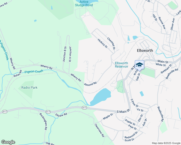 map of restaurants, bars, coffee shops, grocery stores, and more near in Ellsworth