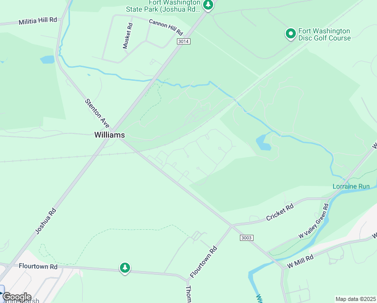 map of restaurants, bars, coffee shops, grocery stores, and more near 204 Pelham Court in Flourtown