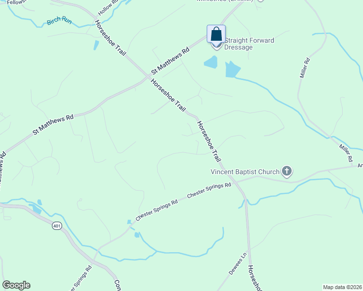 map of restaurants, bars, coffee shops, grocery stores, and more near 26 Barrington Lane in Chester Springs