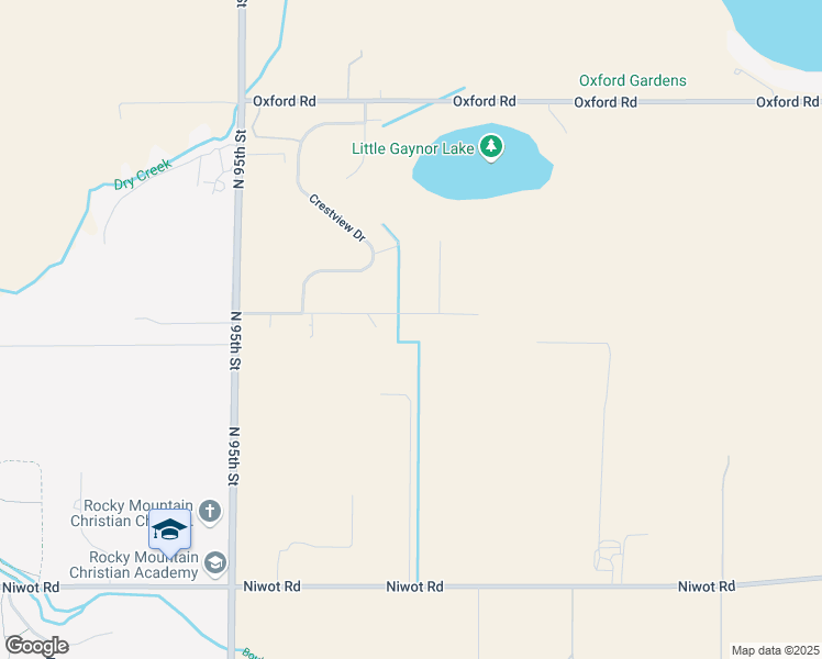 map of restaurants, bars, coffee shops, grocery stores, and more near 7497 Cresthill Drive in Longmont
