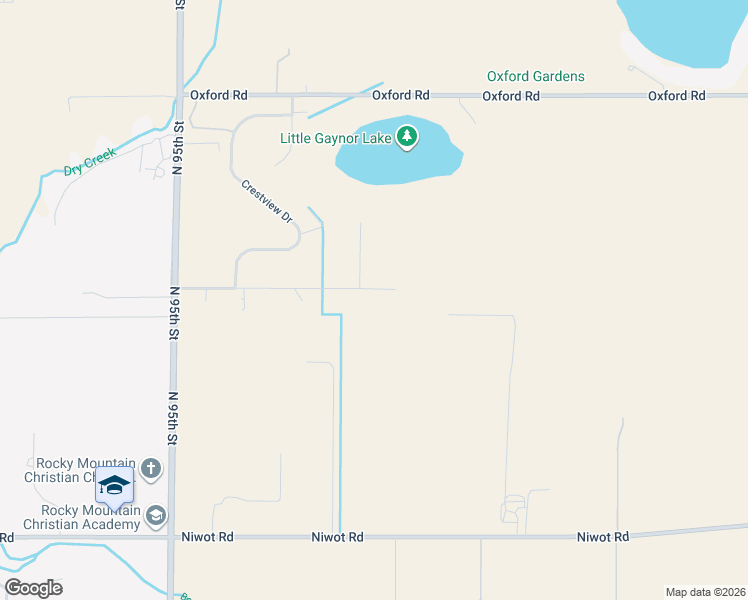 map of restaurants, bars, coffee shops, grocery stores, and more near 9872 Majestic Road in Longmont