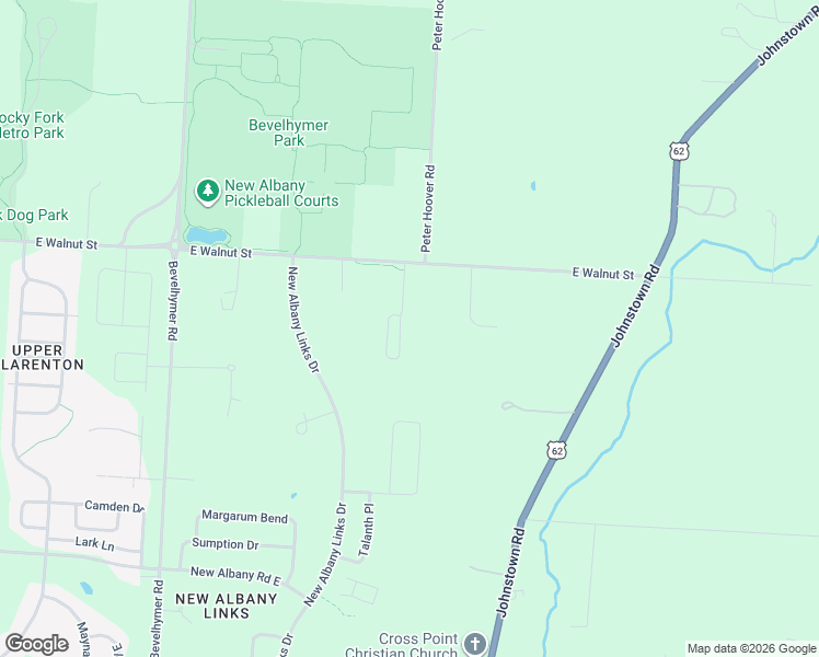 map of restaurants, bars, coffee shops, grocery stores, and more near 7625 Skarlocken Green in New Albany