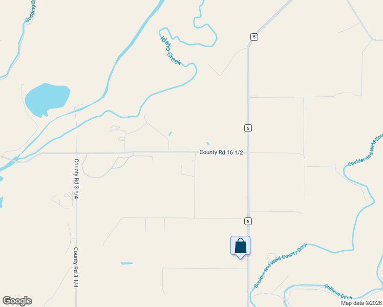map of restaurants, bars, coffee shops, grocery stores, and more near 1754 County Road 16 1/2 in Longmont