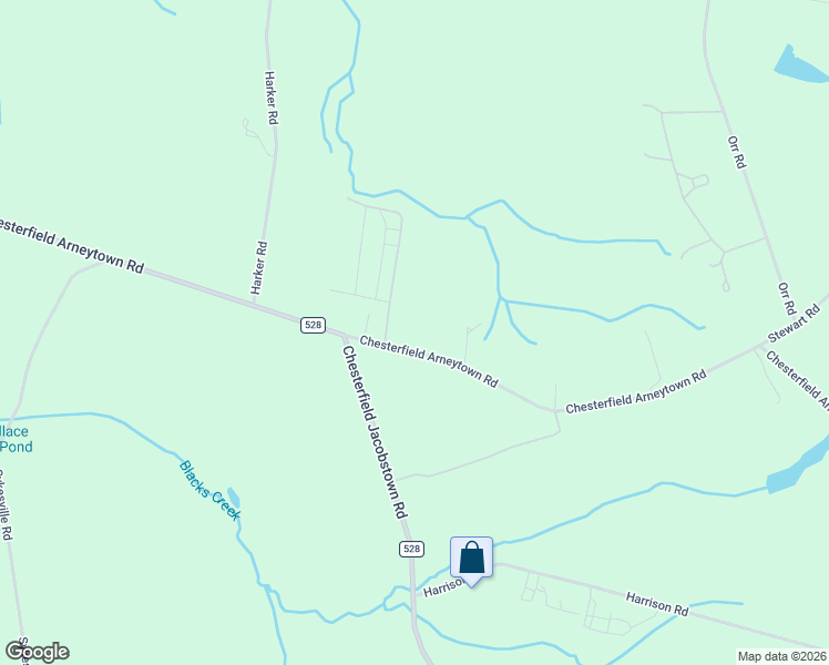 map of restaurants, bars, coffee shops, grocery stores, and more near 535 Jacobstown Chesterfield Road in Chesterfield Township