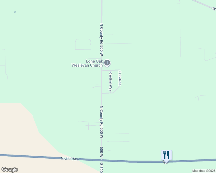 map of restaurants, bars, coffee shops, grocery stores, and more near 1005 Cardinal Way in Anderson