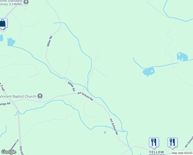 map of restaurants, bars, coffee shops, grocery stores, and more near in Chester Springs