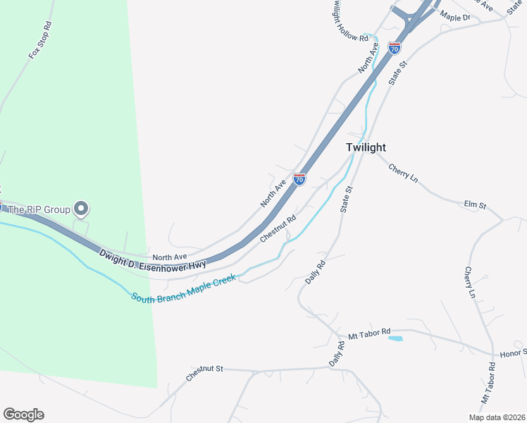 map of restaurants, bars, coffee shops, grocery stores, and more near 172 North Avenue in Charleroi