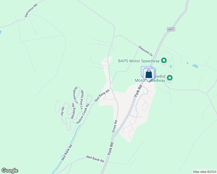 map of restaurants, bars, coffee shops, grocery stores, and more near 1515 Red Bank Road in Dover