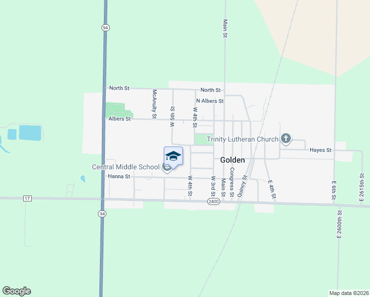 map of restaurants, bars, coffee shops, grocery stores, and more near 265-299 West 4th Street in Golden