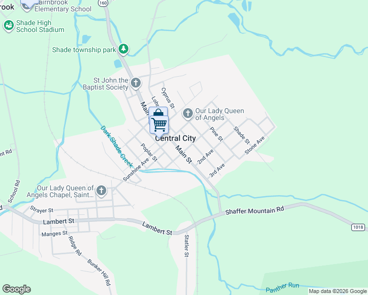 map of restaurants, bars, coffee shops, grocery stores, and more near 618 1st Avenue in Central City