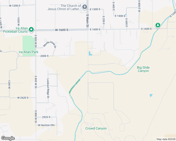 map of restaurants, bars, coffee shops, grocery stores, and more near 2105 South Main Street in Mapleton