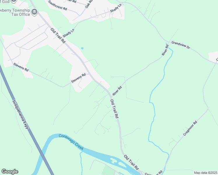 map of restaurants, bars, coffee shops, grocery stores, and more near 3420 Old Trail Road in York Haven