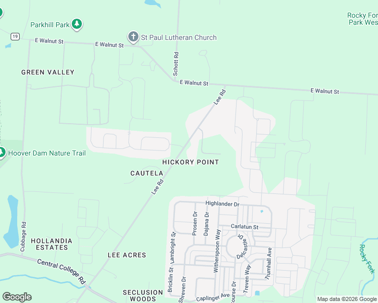map of restaurants, bars, coffee shops, grocery stores, and more near 7488 Lee Road in Westerville
