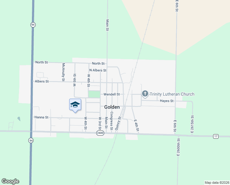 map of restaurants, bars, coffee shops, grocery stores, and more near 410 Congress Street in Golden