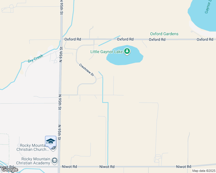map of restaurants, bars, coffee shops, grocery stores, and more near 7497 Cresthill Drive in Longmont