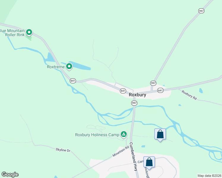 map of restaurants, bars, coffee shops, grocery stores, and more near 11359 Forge Hill Road in Orrstown