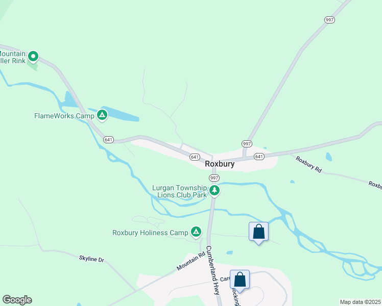 map of restaurants, bars, coffee shops, grocery stores, and more near 11295 Forge Hill Road in Roxbury