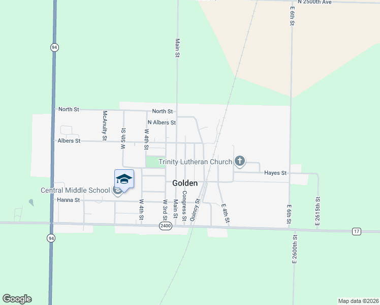 map of restaurants, bars, coffee shops, grocery stores, and more near 410 Congress Street in Golden