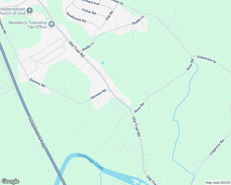 map of restaurants, bars, coffee shops, grocery stores, and more near 3325 Old Trail Road in York Haven