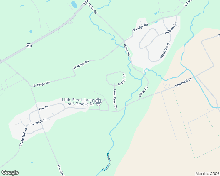 map of restaurants, bars, coffee shops, grocery stores, and more near 11 Cobble Lane in Elizabethtown