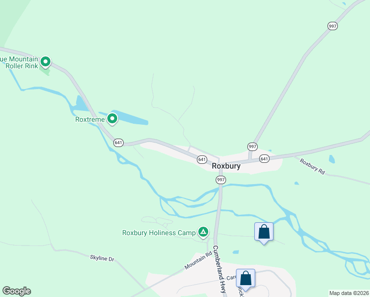 map of restaurants, bars, coffee shops, grocery stores, and more near 11359 Forge Hill Road in Orrstown