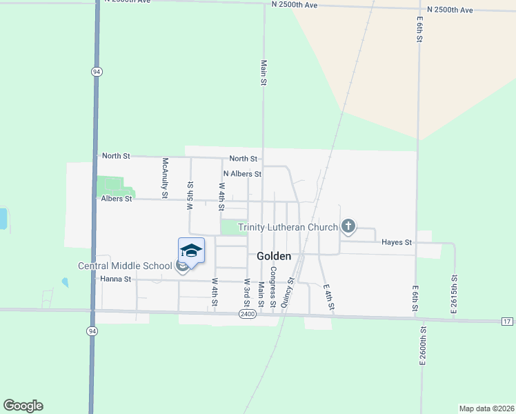 map of restaurants, bars, coffee shops, grocery stores, and more near 502 Albers Street in Golden