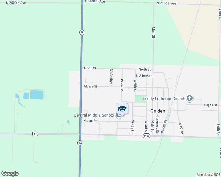 map of restaurants, bars, coffee shops, grocery stores, and more near 130 Albers Street in Golden