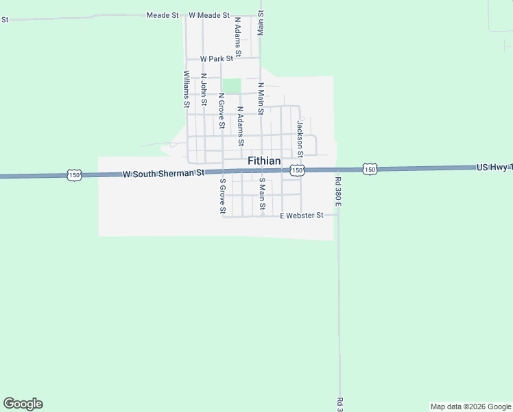 map of restaurants, bars, coffee shops, grocery stores, and more near 200-210 South Main Street in Fithian