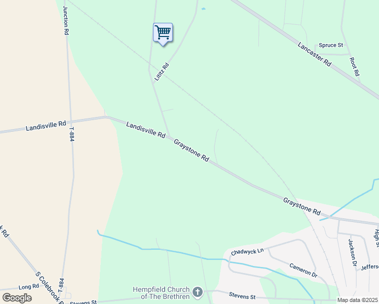 map of restaurants, bars, coffee shops, grocery stores, and more near 1064 Graystone Rd in Manheim