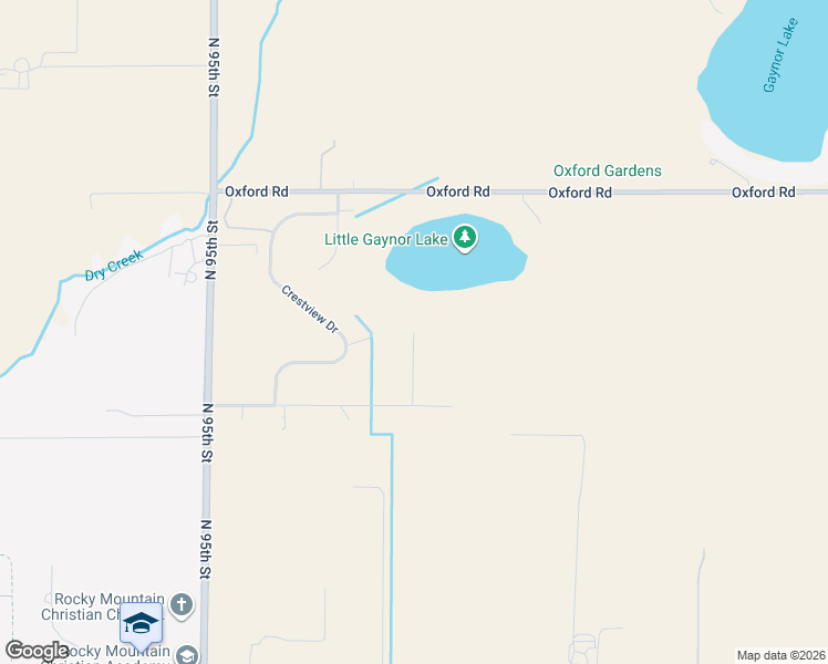 map of restaurants, bars, coffee shops, grocery stores, and more near 7598 Cresthill Drive in Longmont