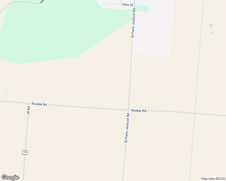 map of restaurants, bars, coffee shops, grocery stores, and more near 1054 Saint Paris-Jackson Road in Saint Paris