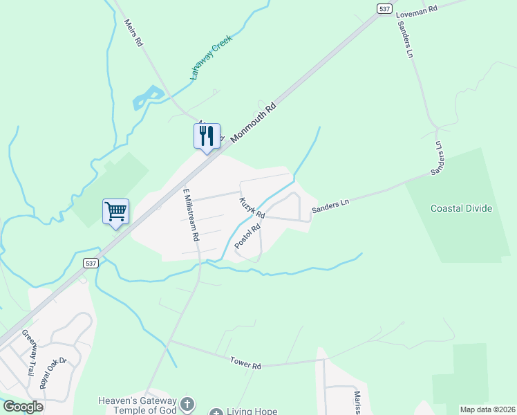 map of restaurants, bars, coffee shops, grocery stores, and more near 4 Postol Road in Plumsted
