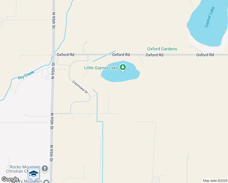 map of restaurants, bars, coffee shops, grocery stores, and more near 7598 Cresthill Drive in Longmont