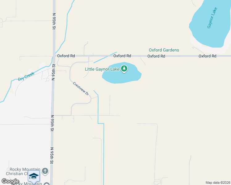 map of restaurants, bars, coffee shops, grocery stores, and more near 7598 Cresthill Drive in Longmont